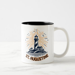 Tasse 2 Couleurs Lever du soleil au phare de St. Augustine Floride