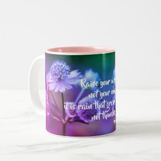Tasse 2 Couleurs Levez Vos Mots Citation Rumi Inspirationnelle