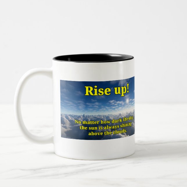 Tasse 2 Couleurs Levez-vous (Gauche)