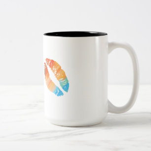 Tasse 2 Couleurs Lèvres élégantes #2