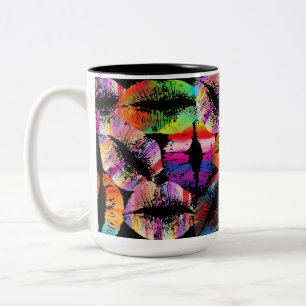 Tasse 2 Couleurs Lèvres élégantes #32
