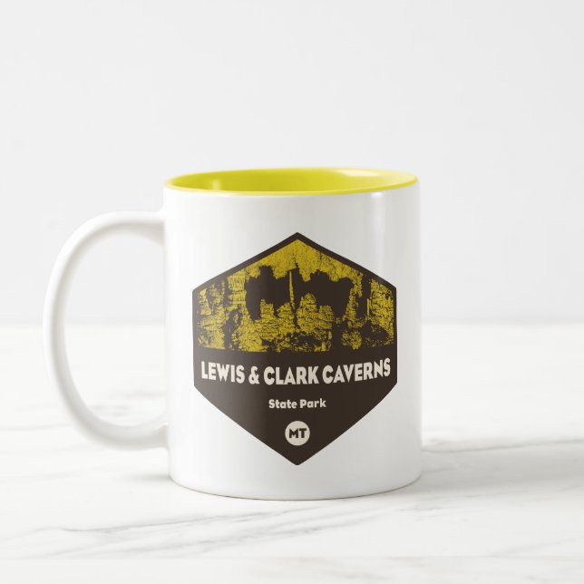 Tasse 2 Couleurs Lewis et Clark Caverns State Park Montana (Gauche)