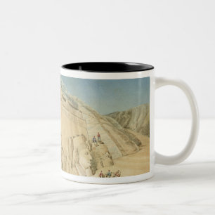Tasse 2 Couleurs L'excavation du grand temple de Ramesses II,