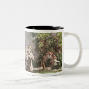 Tasse 2 Couleurs L'expérience de Franklin dans l'électricité