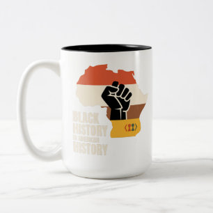 Tasse 2 Couleurs L'histoire des Noirs est la culture et le patrimoi