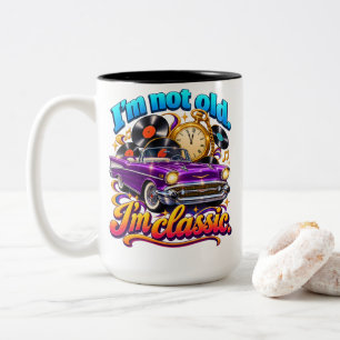 Tasse 2 Couleurs L'humour des Voitures de Collection Je ne suis pas