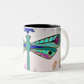 Tasse 2 Couleurs Libellule