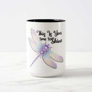 Tasse 2 Couleurs Libellule Inspirationnelle