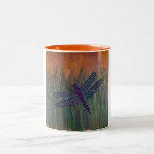 Tasse 2 Couleurs Libellule lumineuse de vent