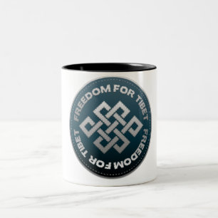Tasse 2 Couleurs Liberté pour le point du Thibet