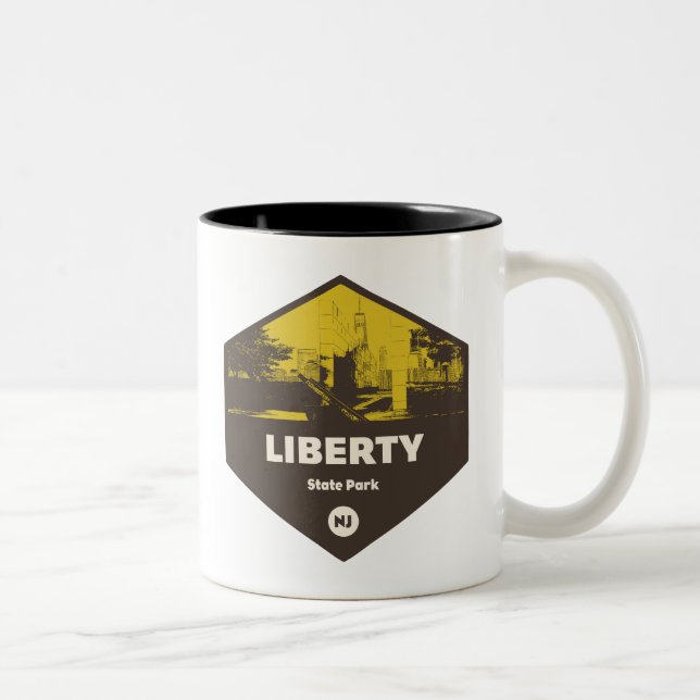 Tasse 2 Couleurs Liberty State Park New Jersey (Droit)