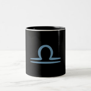 Tasse 2 Couleurs LIBRA Zodiaque Septembre Octobre Anniversaire Astr
