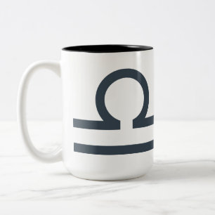 Tasse 2 Couleurs Librairie de signes Zodiac de nom personnalisé / t