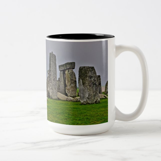 Tasse 2 Couleurs Lieu historique antique de Stonehenge (Droit)