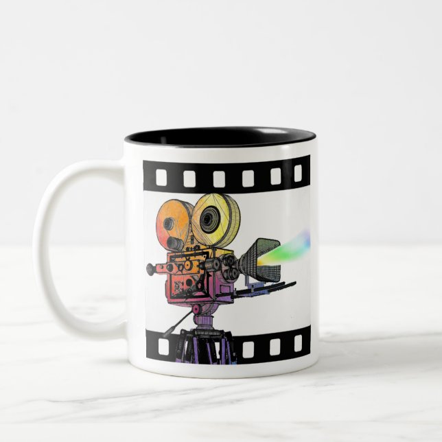 Tasse 2 Couleurs Lights Camera Action! (Gauche)