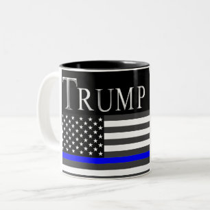 Tasse 2 Couleurs Ligne bleue mince