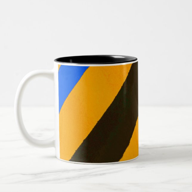 Tasse 2 Couleurs Lignes colorées (Gauche)