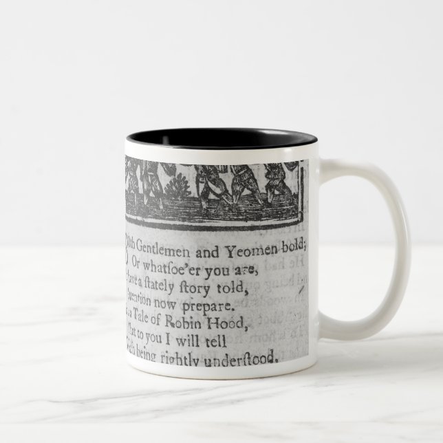 Tasse 2 Couleurs Lignes de frontispice et d'ouverture (Droit)