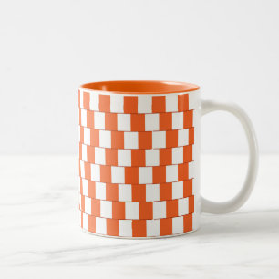 Tasse 2 Couleurs lignes Orange confuses
