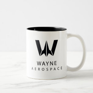 Tasse 2 Couleurs Ligue de Justice   Logo Wayne Aerospace