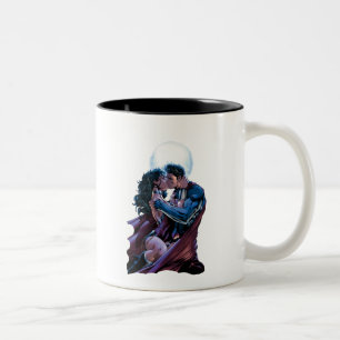 Tasse 2 Couleurs Ligue de Justice N°12 Wonder Woman & Superman Kis