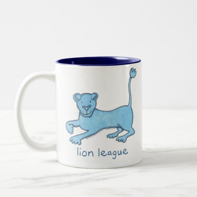 Tasse 2 Couleurs Ligue de lion (Gauche)