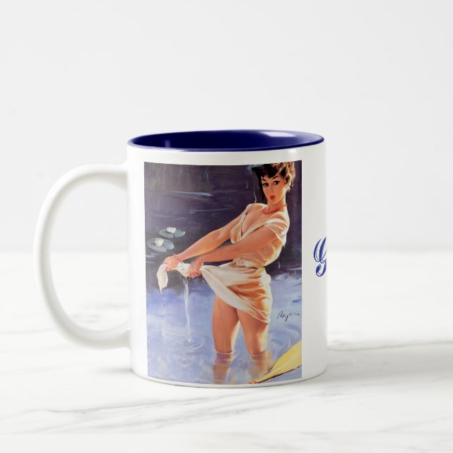 Tasse 2 Couleurs Lilly Pad (Gauche)