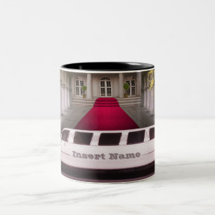 Tasse 2 Couleurs Limo d'étirement avec ton nom