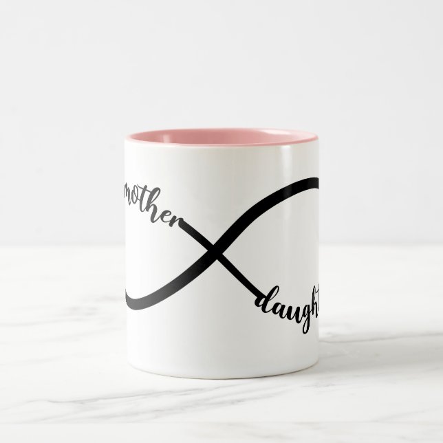 Tasse 2 Couleurs L'infini de la fille mère (Centre)