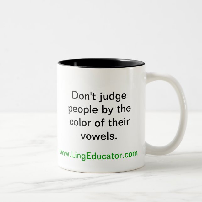 Tasse 2 Couleurs LingEduator (Droit)