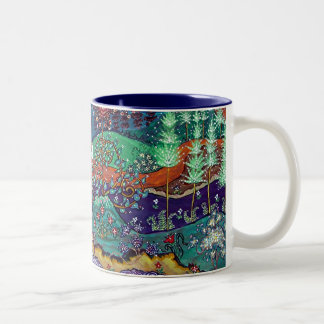 Tasse 2 Couleurs "" L'intérieur bleu de retour