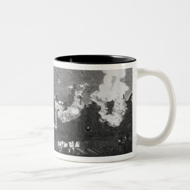 Tasse 2 Couleurs L'intérieur du fort Sumter pendant (Droit)
