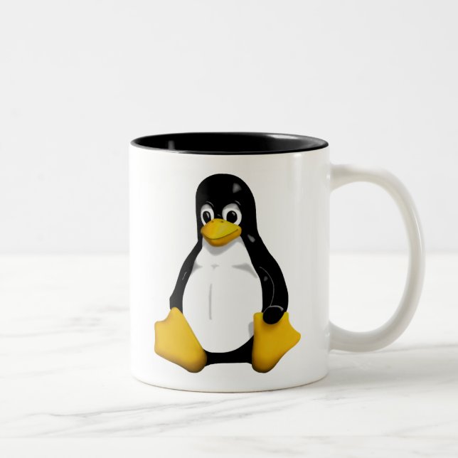 Tasse 2 Couleurs Linux /dev/mug (Droit)