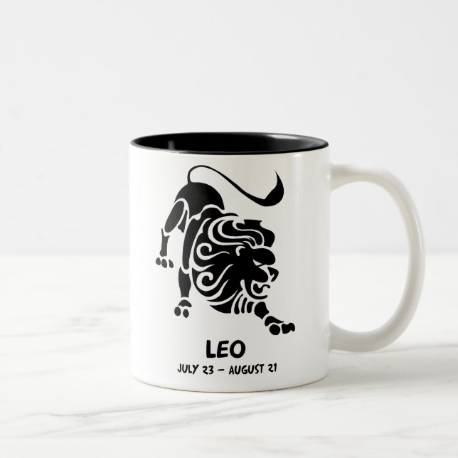 Tasse 2 Couleurs Lion (Droit)