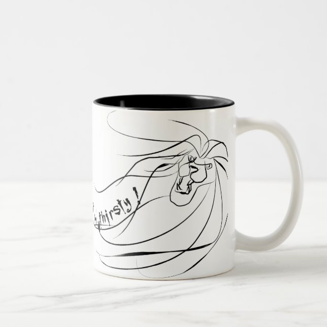 Tasse 2 Couleurs lion (Droit)