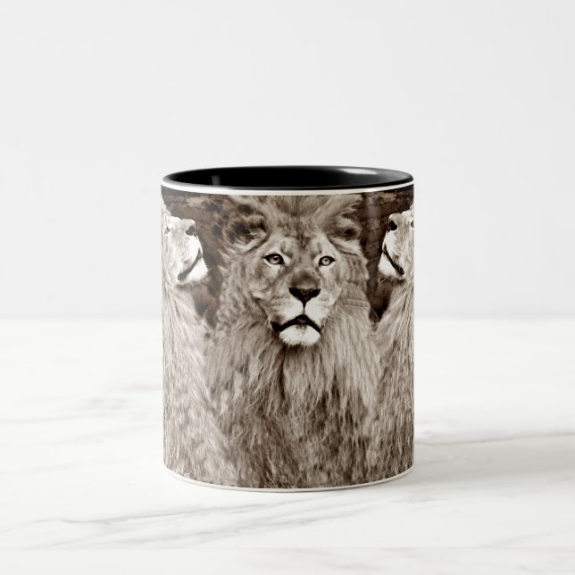 Tasse 2 Couleurs Lion, Courage, Puissance&Force_ (Centre)