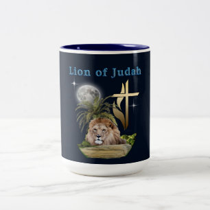 Tasse 2 Couleurs Lion De Juda