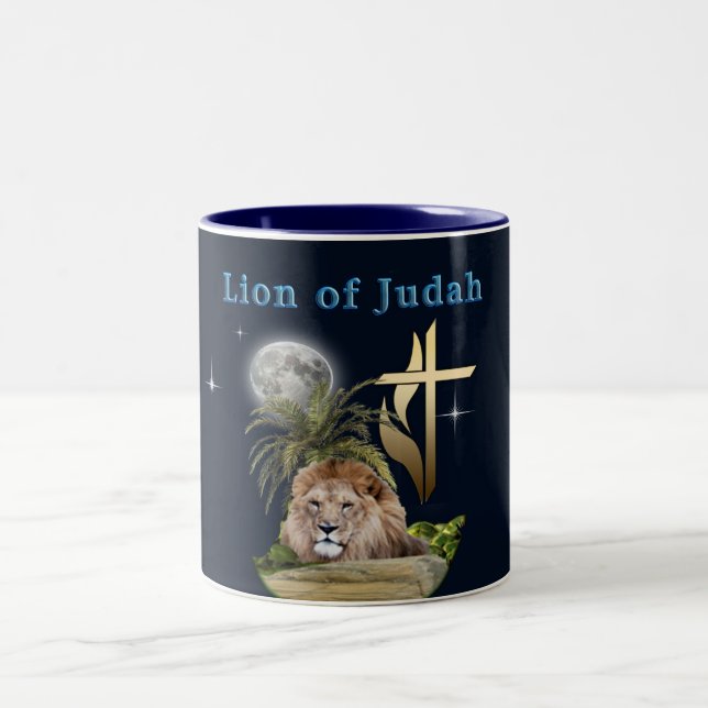 Tasse 2 Couleurs Lion de Juda (Centre)