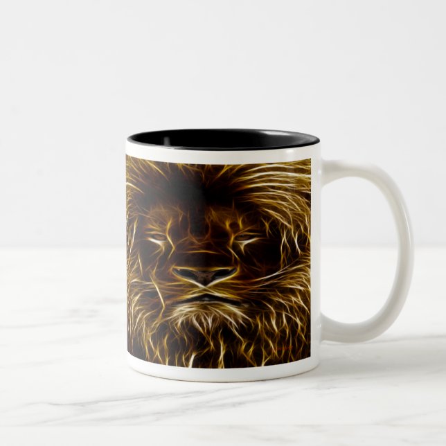 Tasse 2 Couleurs Lion de lumière (Droit)
