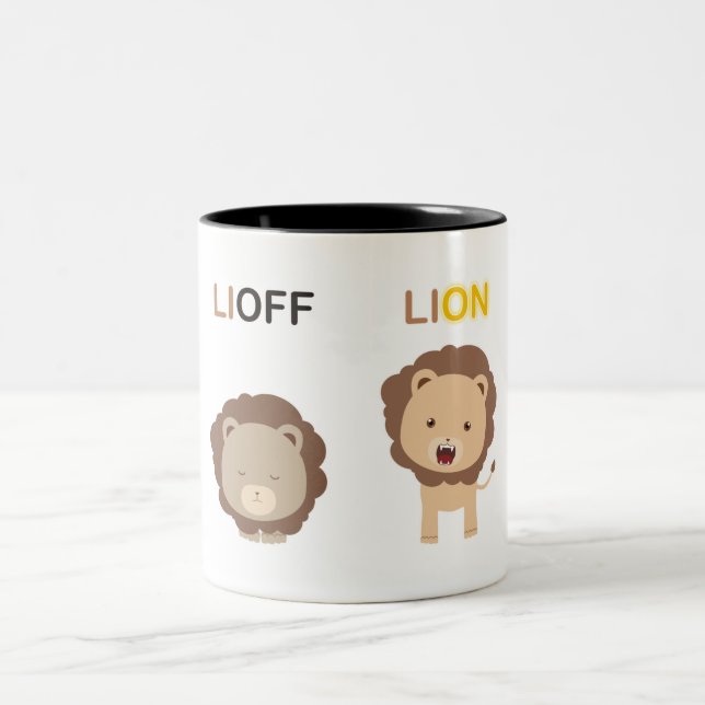 Tasse 2 Couleurs Lion Lioff (Centre)
