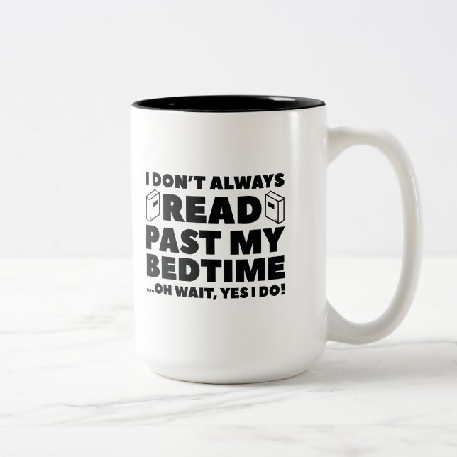 Tasse 2 Couleurs Lire le passé (Droit)