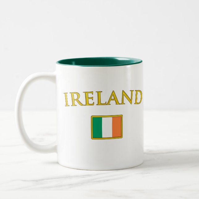 Tasse 2 Couleurs L'Irlande d'or (Gauche)