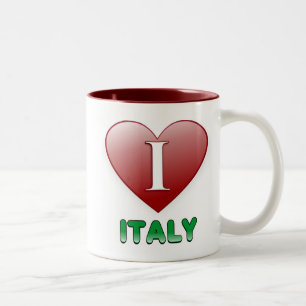 Tasse 2 Couleurs L'Italie