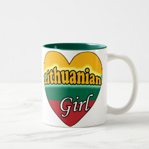 Tasse 2 Couleurs Lithuanian Girl
