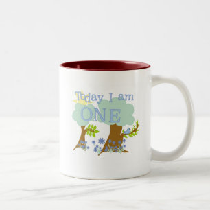 Tasse 2 Couleurs Little Bluebird 1er Anniversaire Tshirts et cadeau