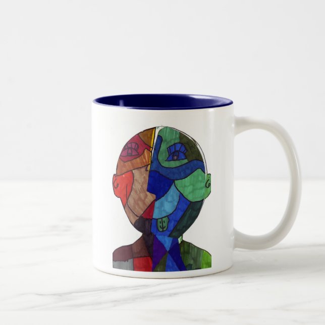 Tasse 2 Couleurs Livre-Sina H (Droit)