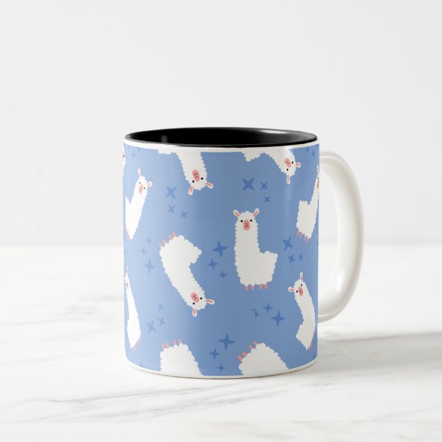 Tasse 2 Couleurs Llama (Devant droit)