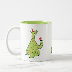 Tasse 2 Couleurs Llama Arbre de Noël