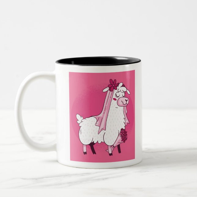 Tasse 2 Couleurs Llama Bride (Gauche)
