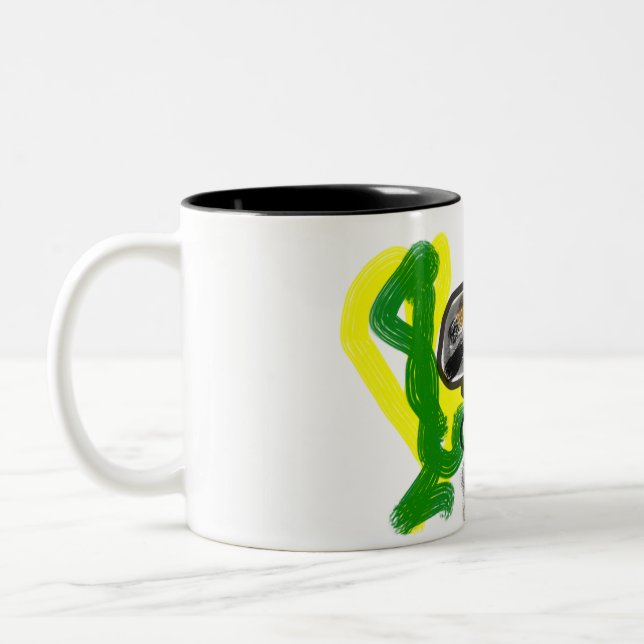 Tasse 2 Couleurs Llama Joy mignon (Gauche)